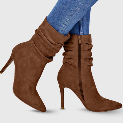 Isolde | Premium Boots in Stylish Suede Look