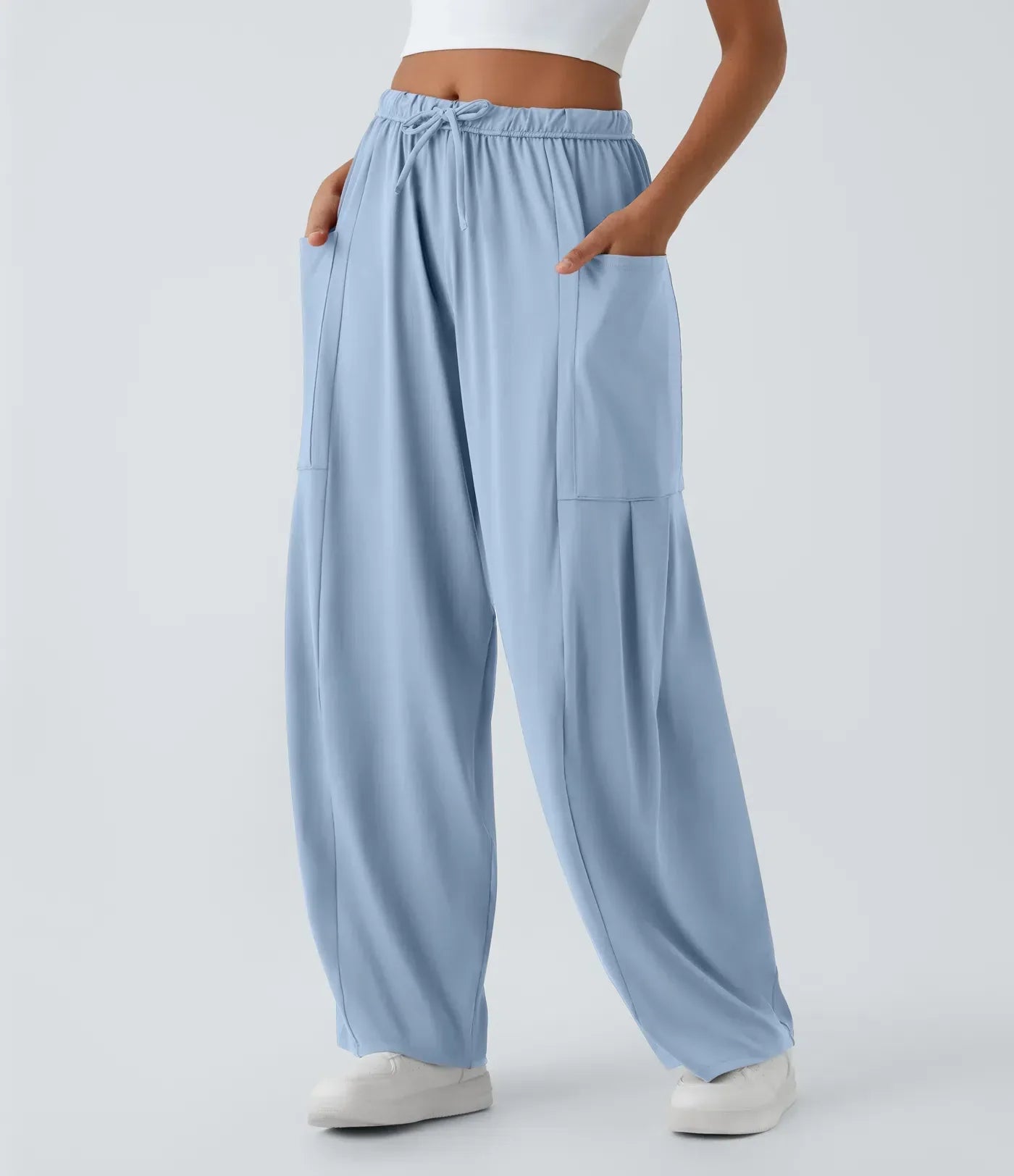 Serena | Wide Women’s Pants with Elastic and Modern Fit