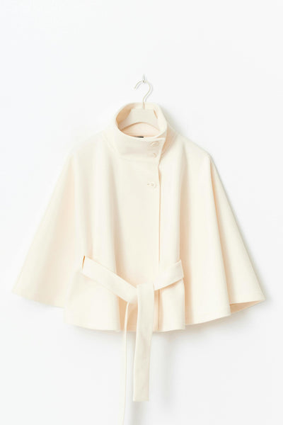 Clara | Elegant Women’s Jacket with High Neck & Belt