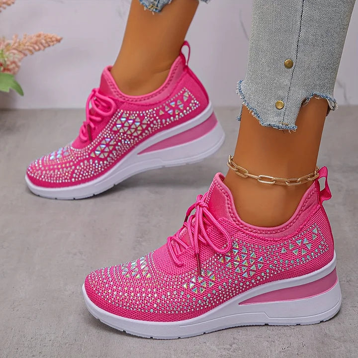 ISADORA | Orthopedic Sneakers with Rhinestone Details