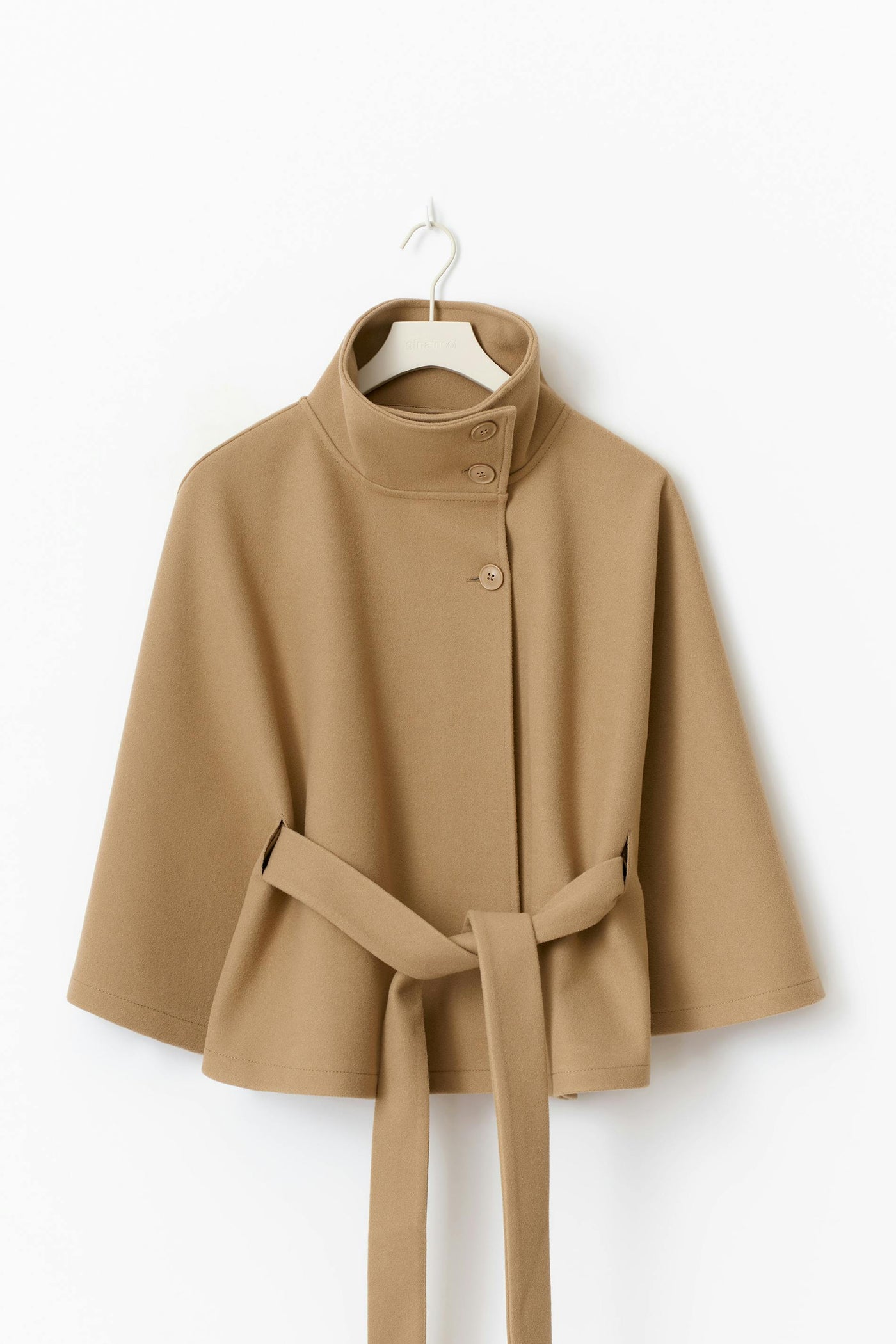 Clara | Elegant Women’s Jacket with High Neck & Belt