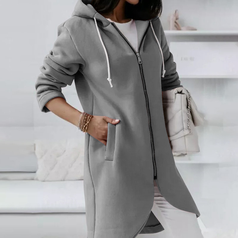 Talia | Super Comfy Practical Zip Sweatshirt Jacket