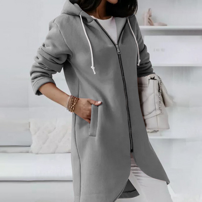 Talia | Super Comfy Practical Zip Sweatshirt Jacket