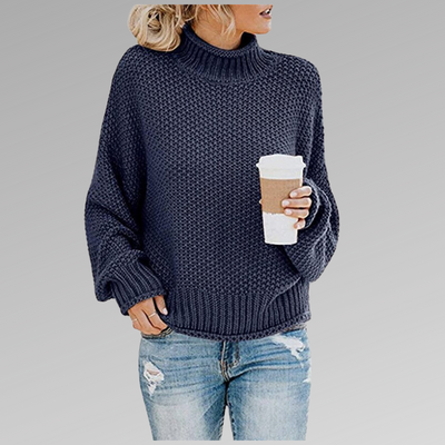 Celine | High Neck Sweater in Modern Style