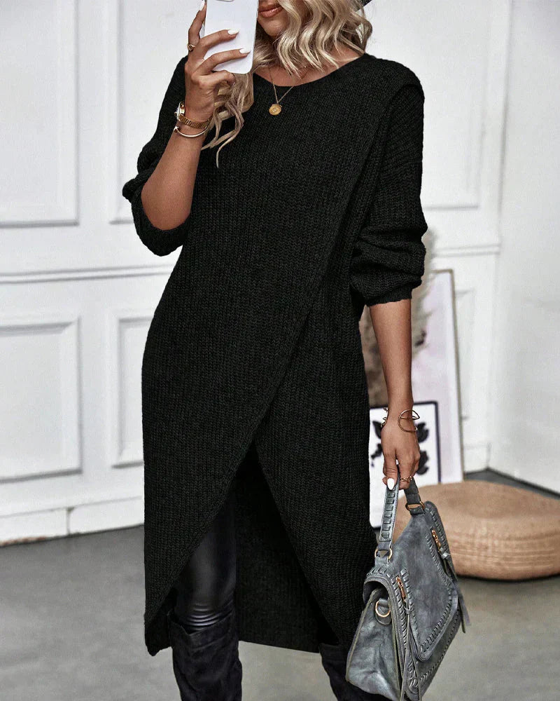 Mireille | Long Oversize Sweater in Modern Style
