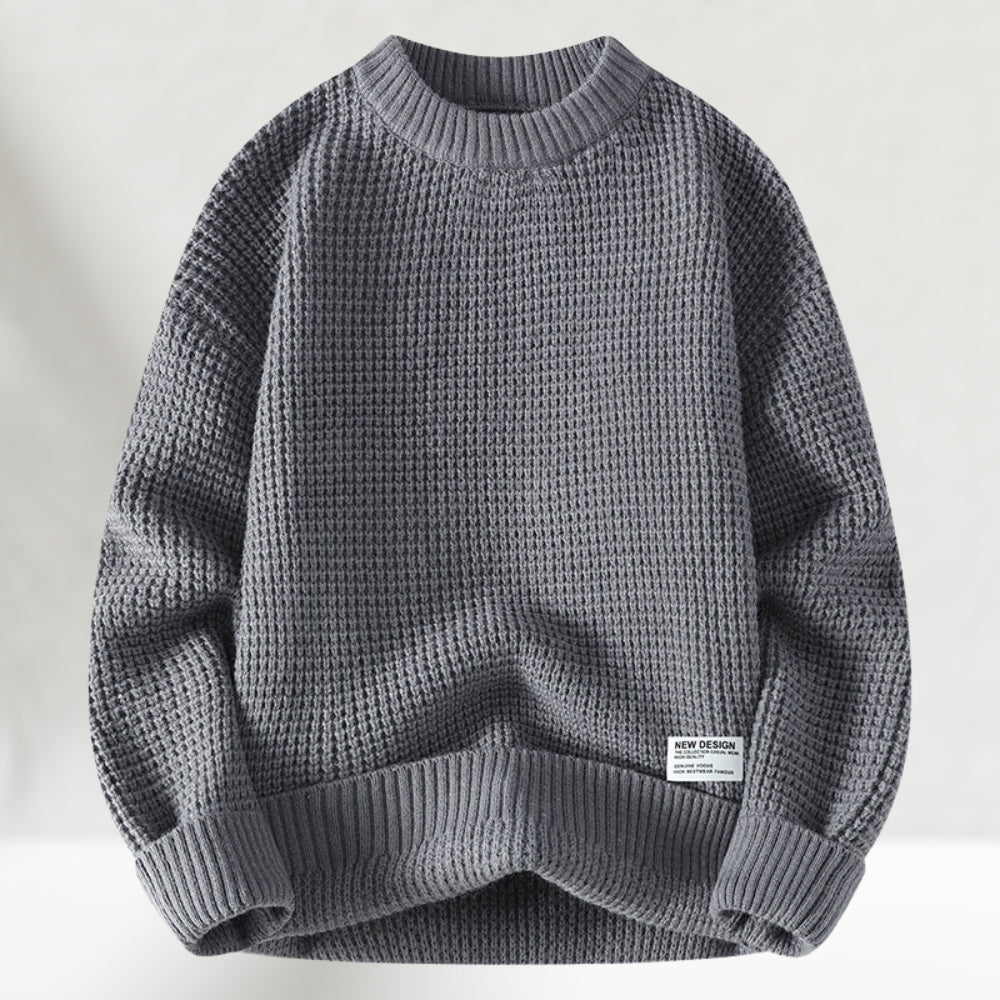 Edric | Knit Sweater with Classic Crew Neck Design