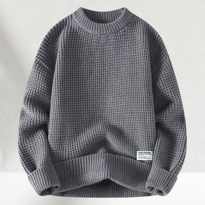 Edric | Knit Sweater with Classic Crew Neck Design