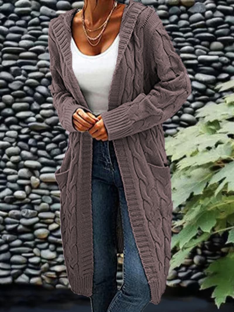 Isa | Stylish Cardigan with Patch Pockets