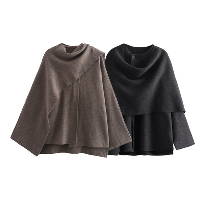 YARA | Viral Hooded Cape Coat in One Size