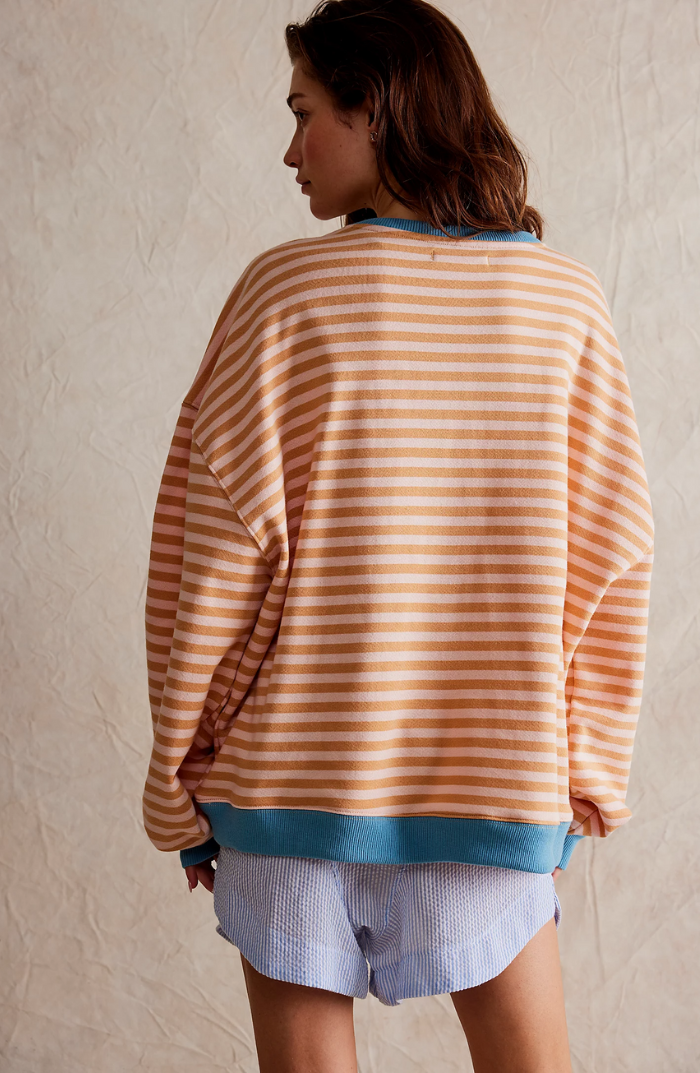LEONIE | Striped Women’s Sweater in Oversized Fit