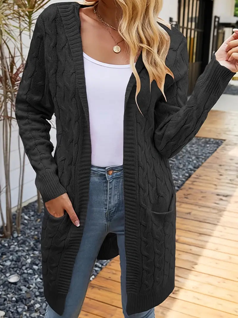 Isa | Stylish Cardigan with Patch Pockets