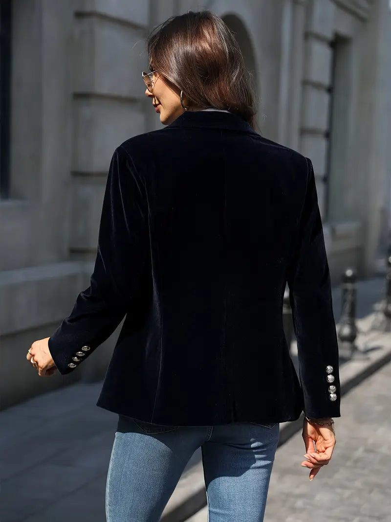 Bella | Soft and Elegant Velvet Blazer for Women