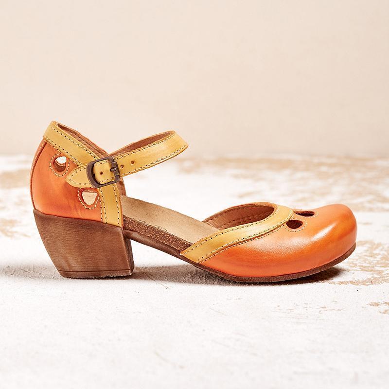 Amalia | Comfortable Sandals with Low Heels