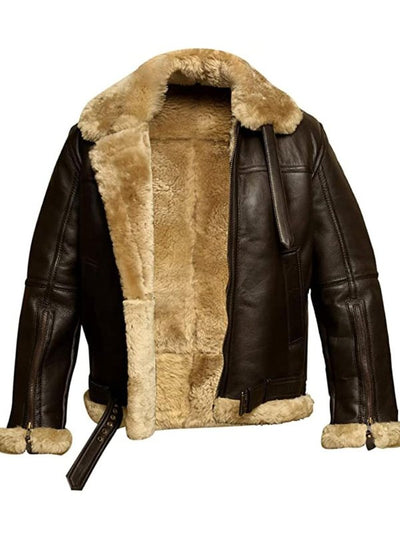 Alaric | Warm Vegan Leather Jacket in Modern Design