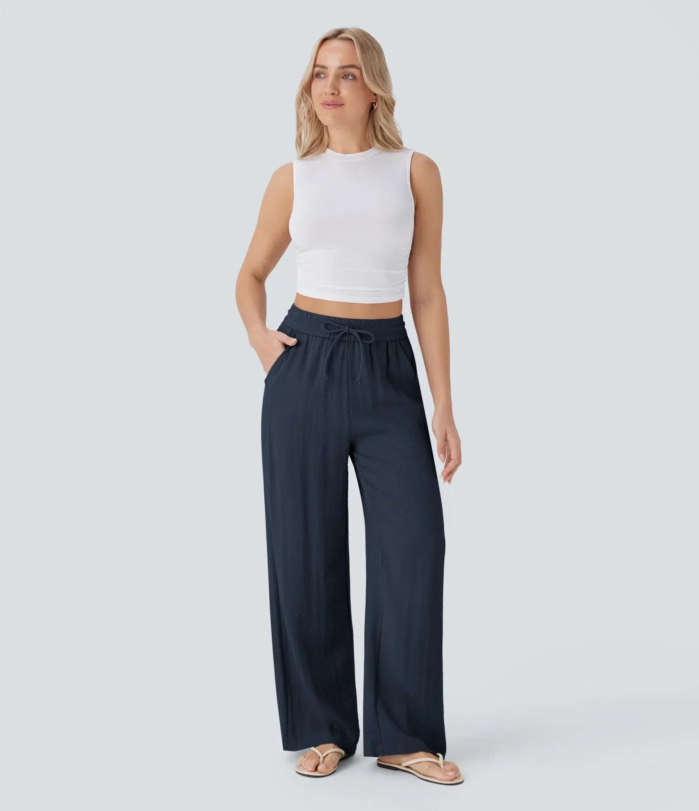 Vivian | Comfortable Women’s Linen Pants for Warm Days