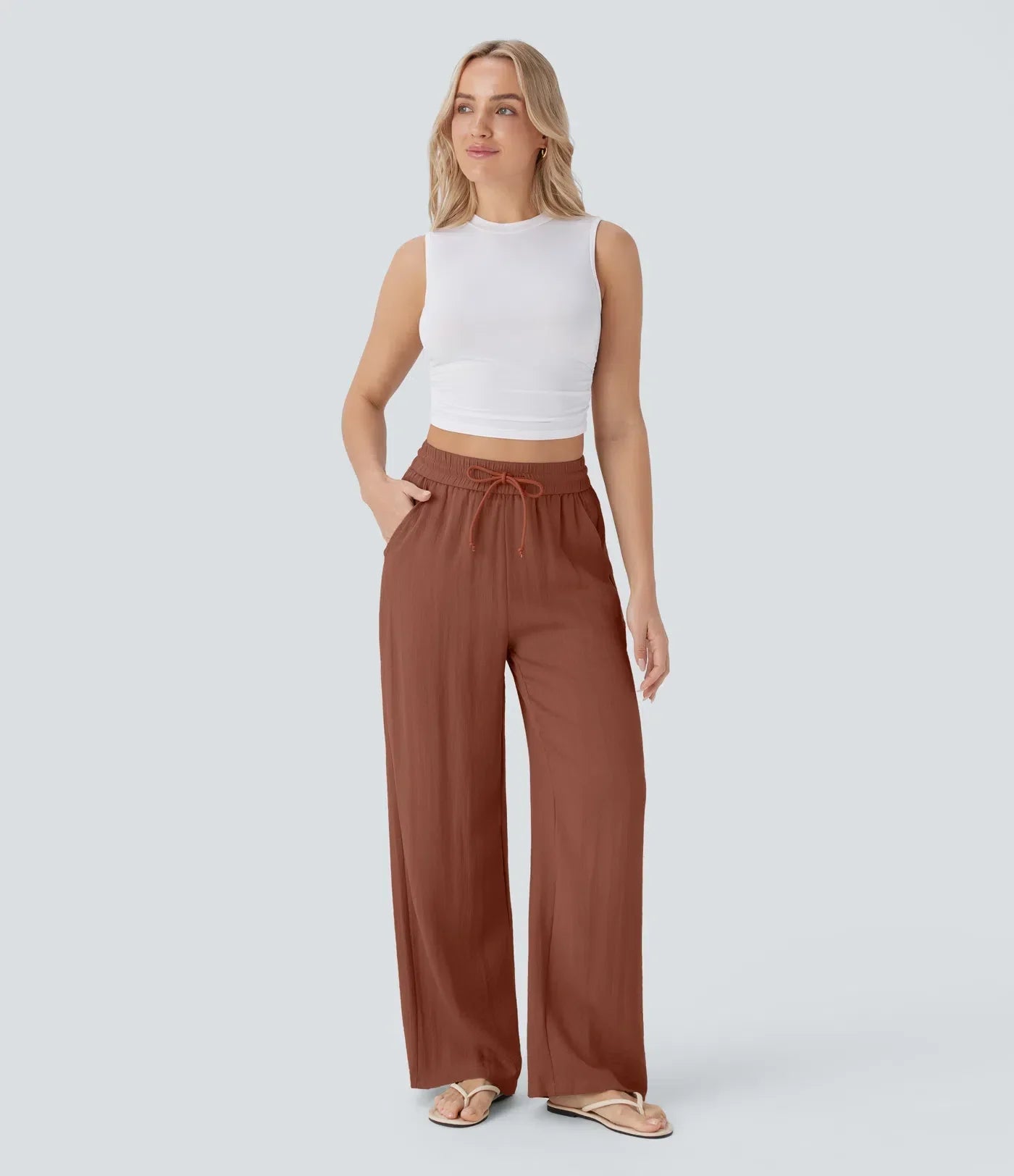 Vivian | Comfortable Women’s Linen Pants for Warm Days
