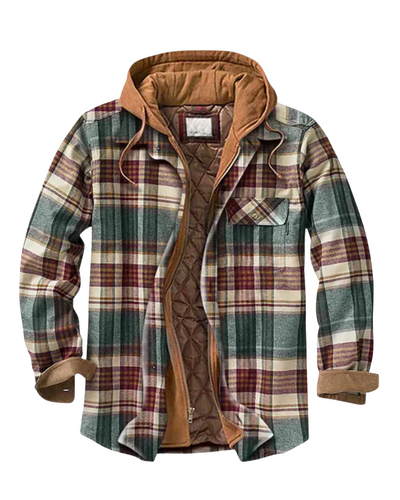 ARWEN | Patchwork Check Jacket in Modern Trend Style