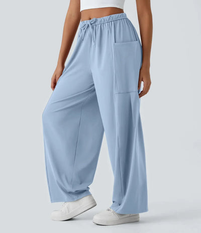 Serena | Wide Women’s Pants with Elastic and Modern Fit