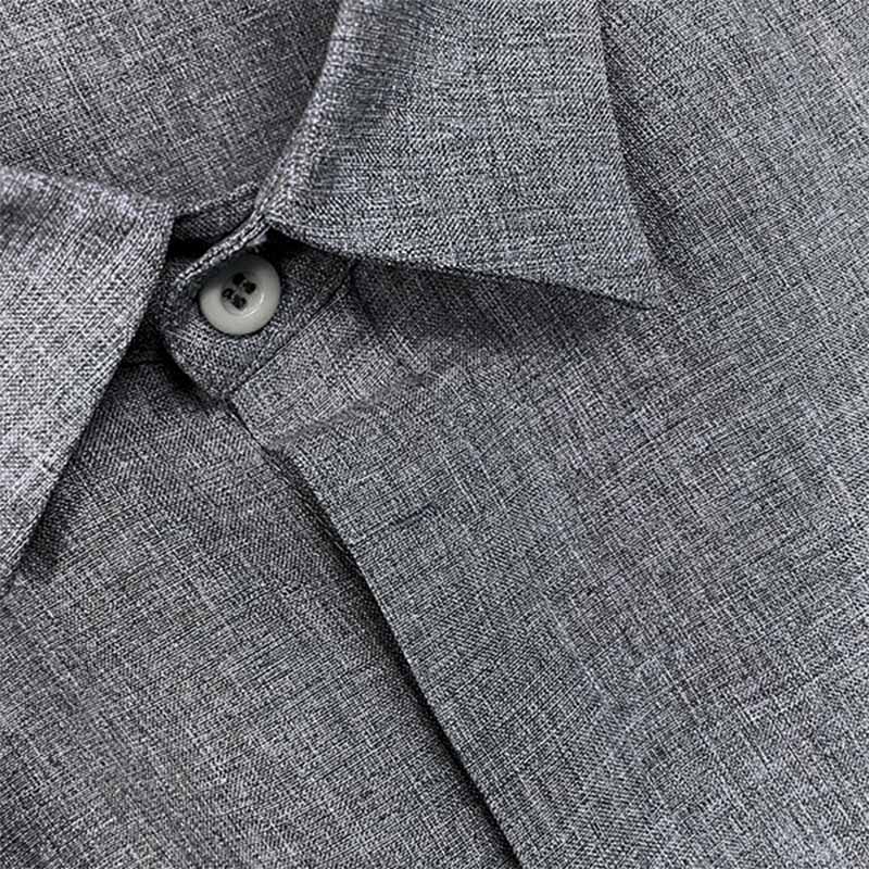 ChicShirt | Men's Linen Shirt in Solid Colors
