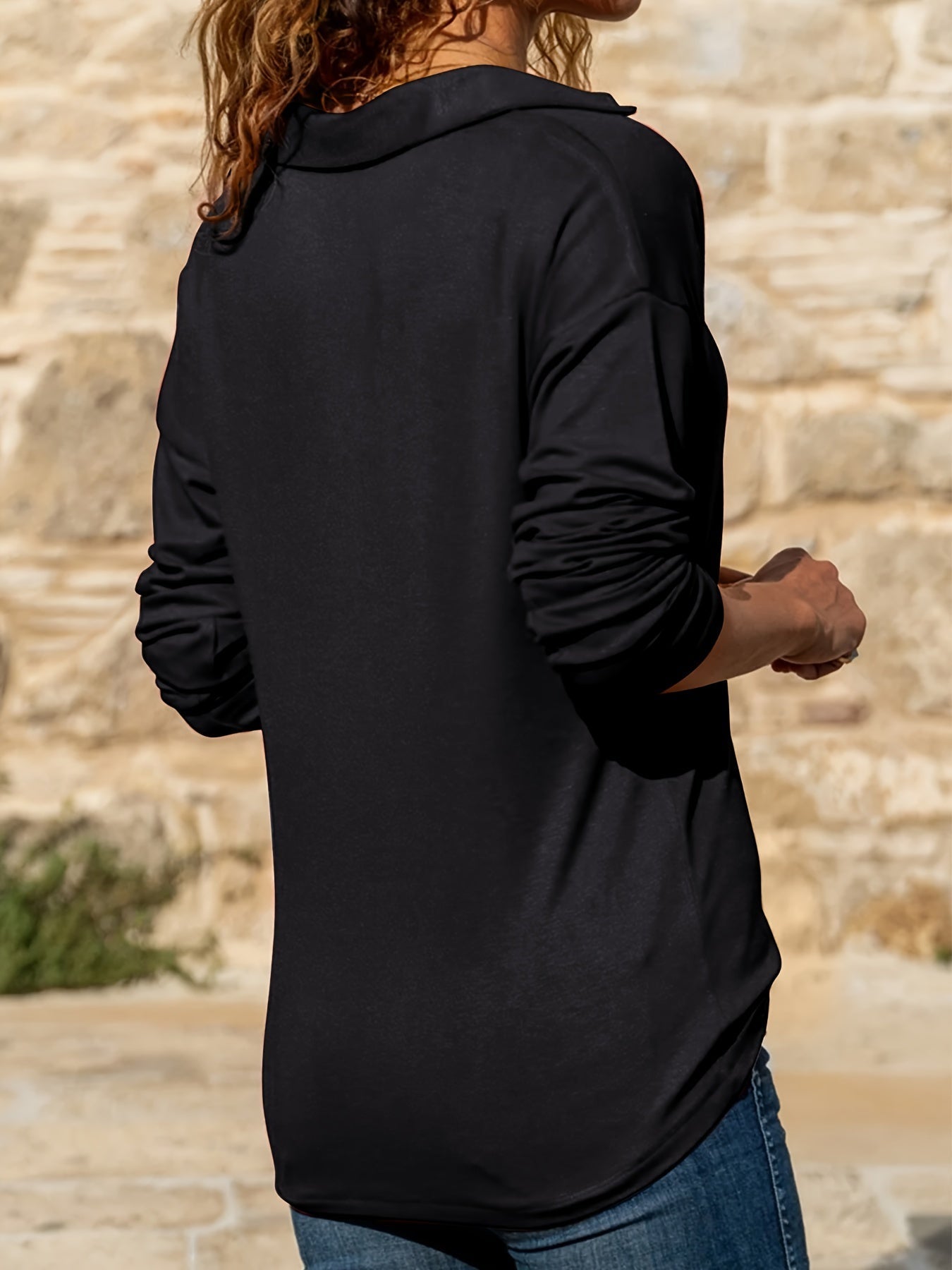 Selina | Elegant Women’s Top with Subtle Zipper Detail