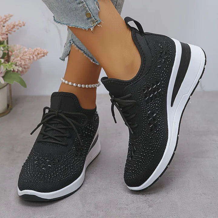 ISADORA | Orthopedic Sneakers with Rhinestone Details