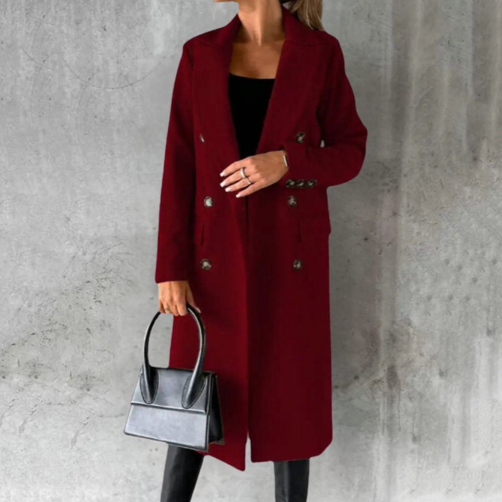 Christiane | Long Coat with Elegant Look