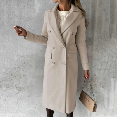 Christiane | Long Coat with Elegant Look