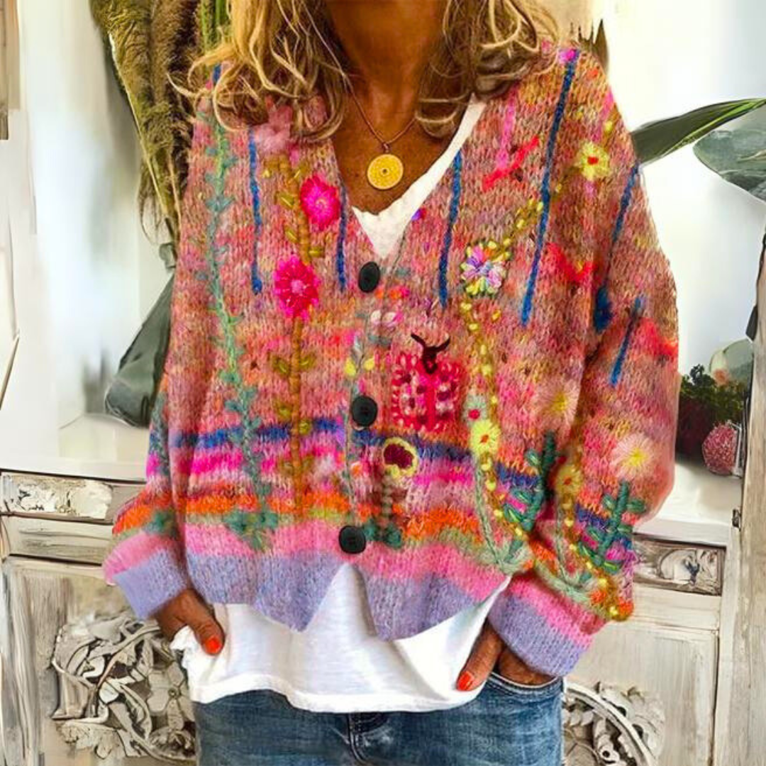 Hanna Fashionable Cardigan for Cold Seasons