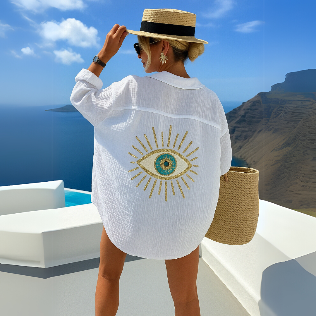 ISABEL | Embroidered Blouse with Boho Charm