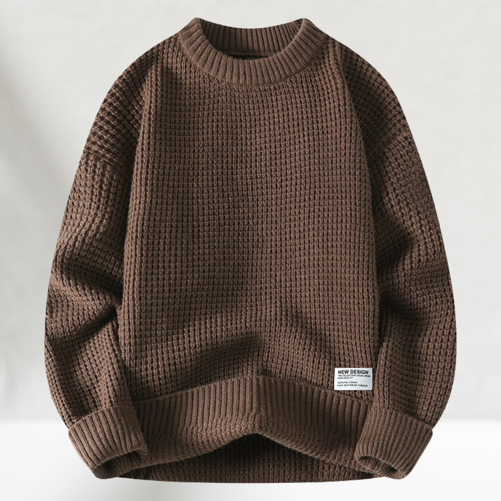 Edric | Knit Sweater with Classic Crew Neck Design
