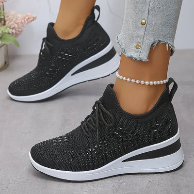 ISADORA | Orthopedic Sneakers with Rhinestone Details