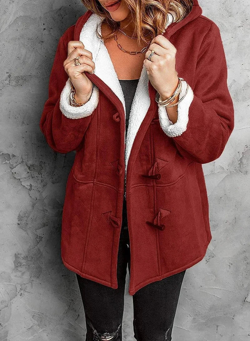 Lena | Women’s Hooded Coat – Casual & Comfortable