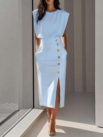 Selina | Stylish Women’s Casual Dress with V-Neckline