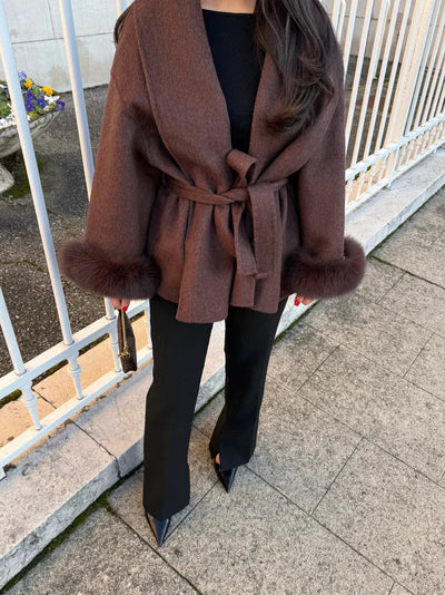 Celine | Women’s Wool Blend Coat Luxurious & Stylish