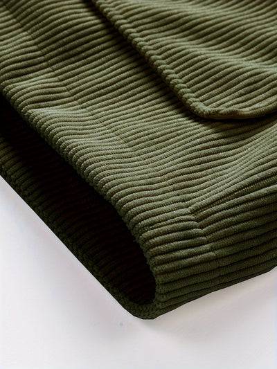 DAMIEN | Long Sleeve Jacket with Practical Front Pocket