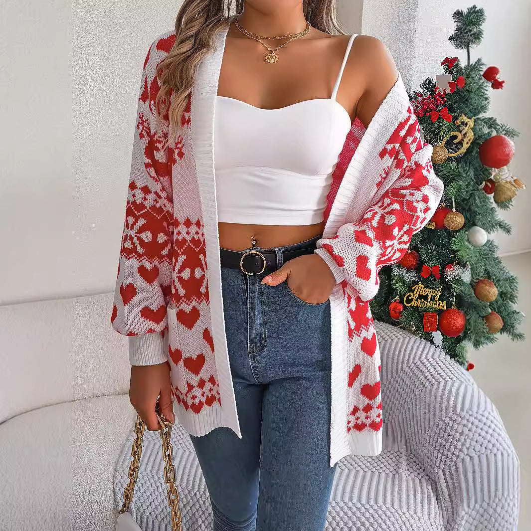 Ethan | Christmas Knit Cardigan Sweater