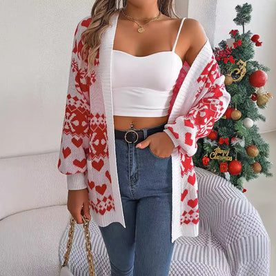 Ethan | Christmas Knit Cardigan Sweater