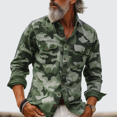 Edward | Military Style Shirt for Men