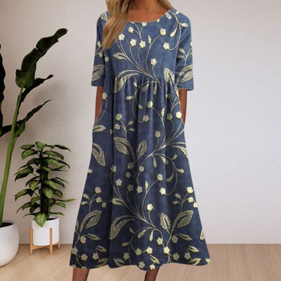 Sophie | Floral Dress in Vintage Look with Charming Style