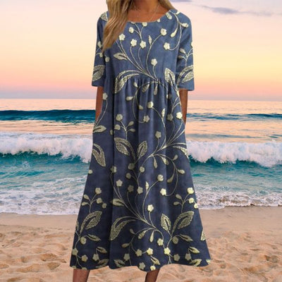 Sophie | Floral Dress in Vintage Look with Charming Style