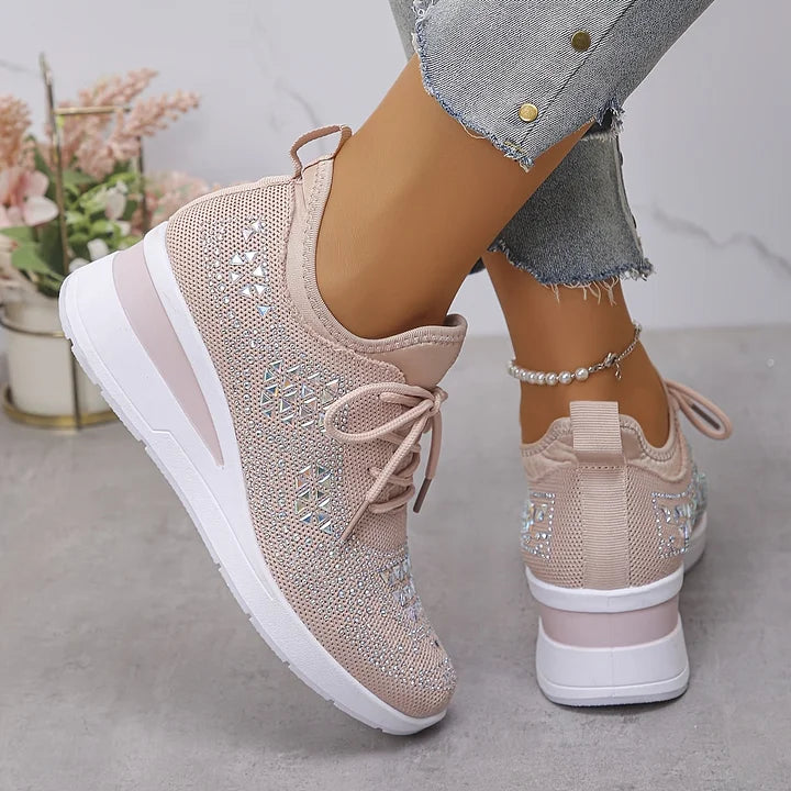 ISADORA | Orthopedic Sneakers with Rhinestone Details