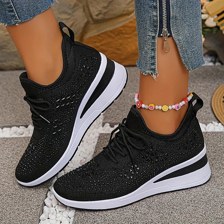 ISADORA | Orthopedic Sneakers with Rhinestone Details