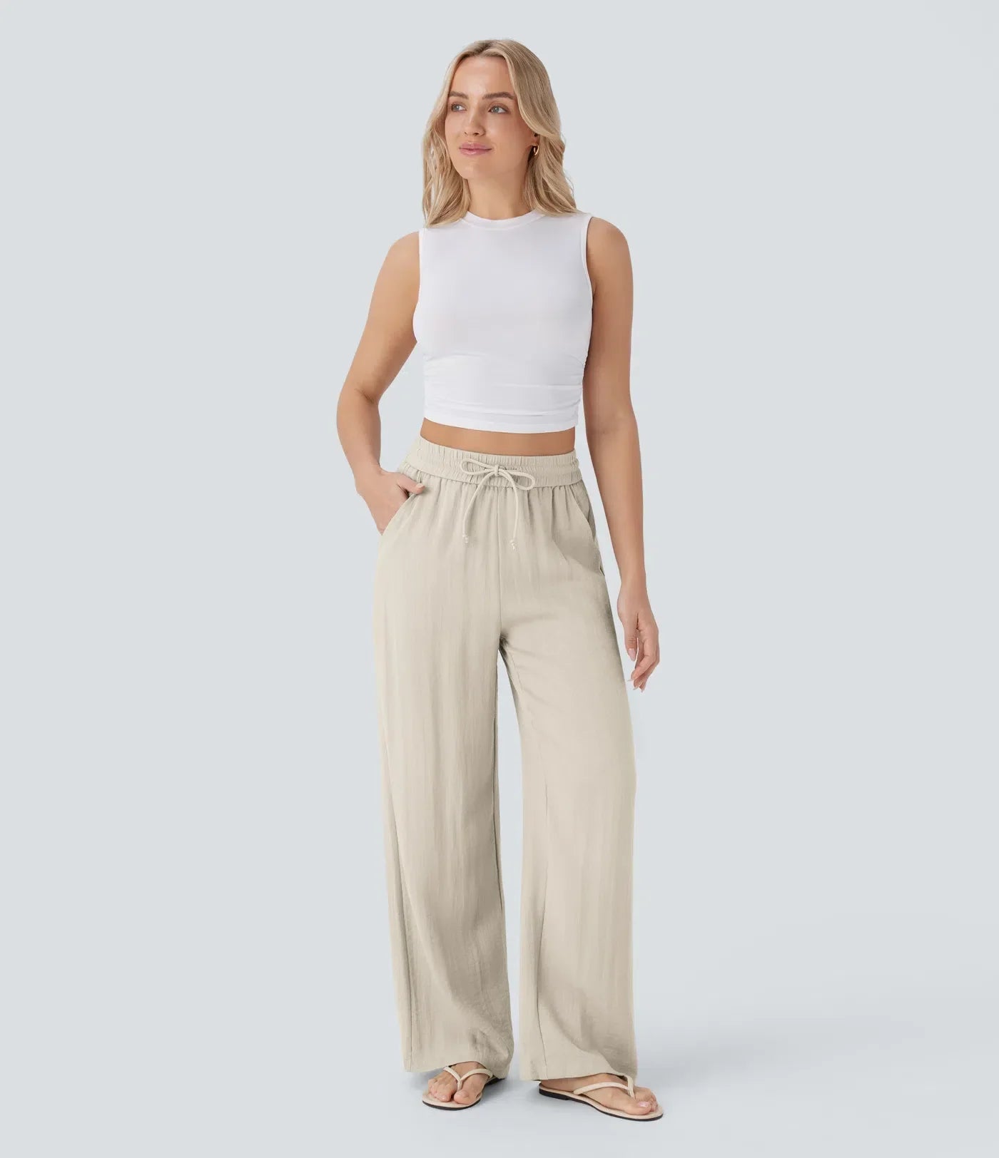 Vivian | Comfortable Women’s Linen Pants for Warm Days
