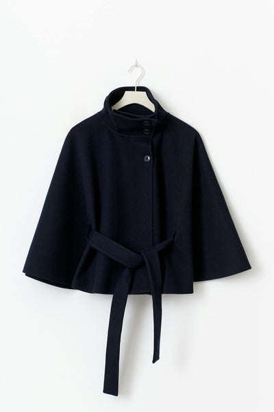 Clara | Elegant Women’s Jacket with High Neck & Belt