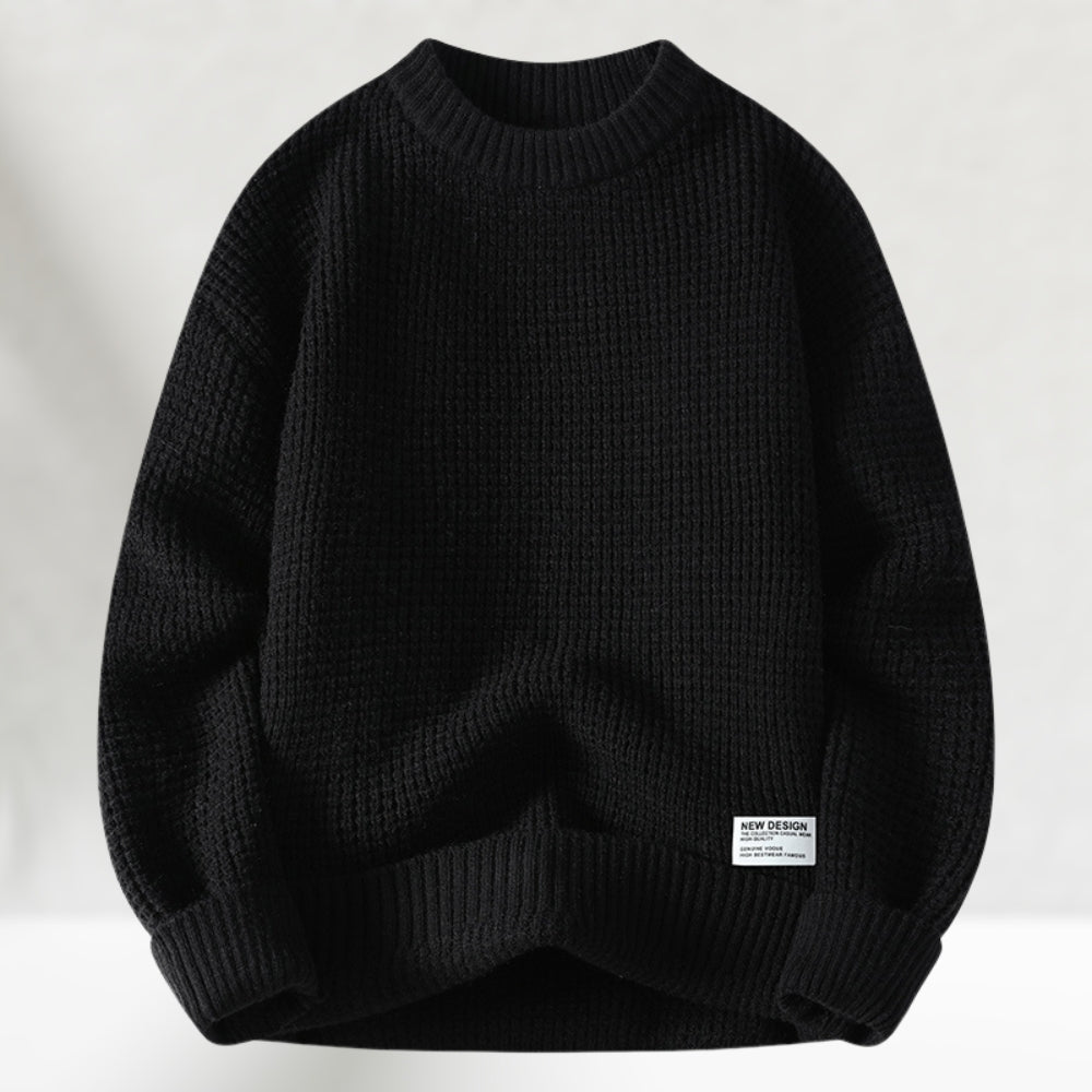 Edric | Knit Sweater with Classic Crew Neck Design