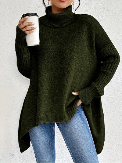 Elena | Warm Women’s Turtleneck Sweater with Comfort Fit