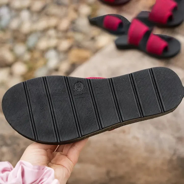 Celia | Perforated Mesh Sandals with Comfort Sole