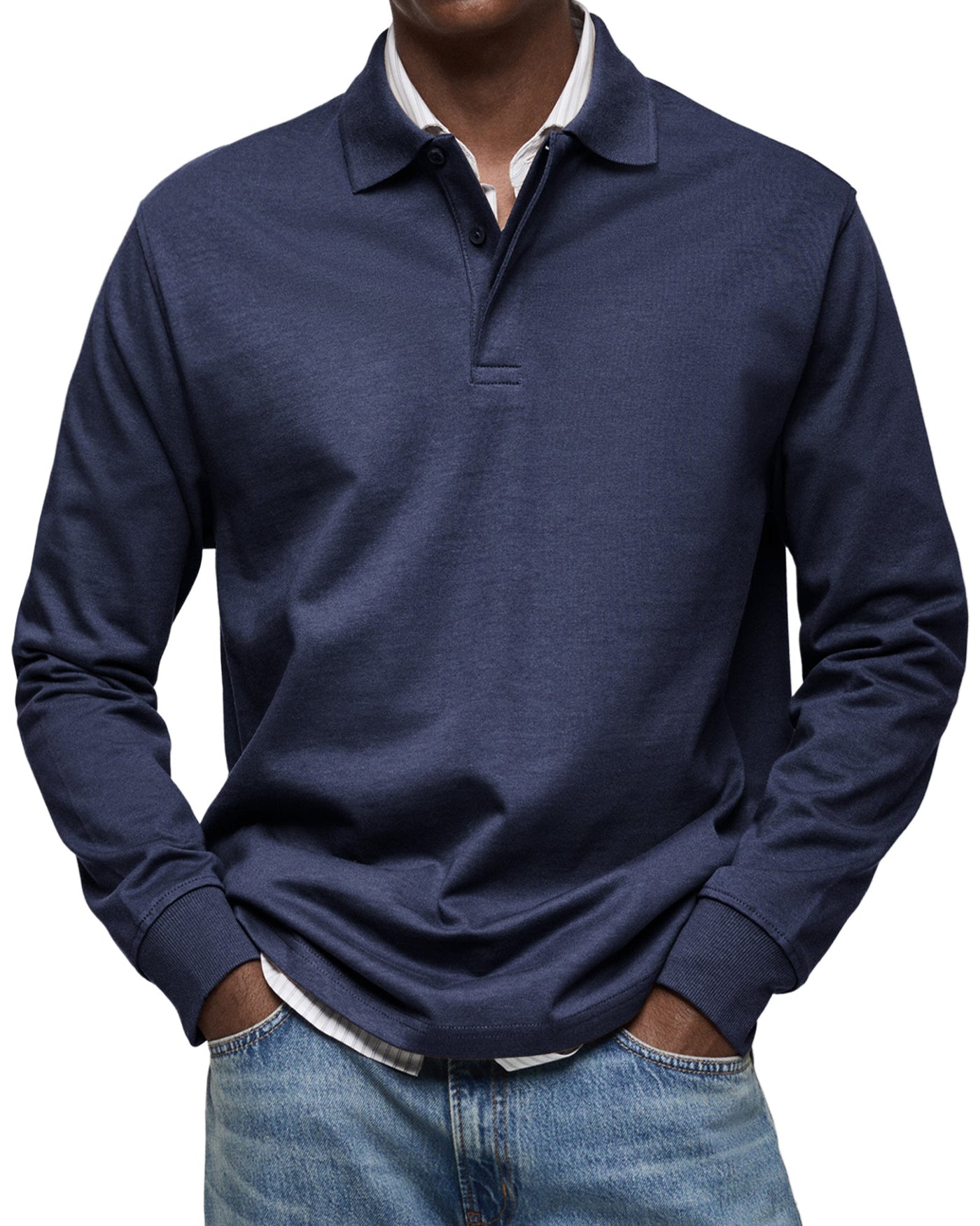 Sophie | Comfortable Long-Sleeve Polo Shirt