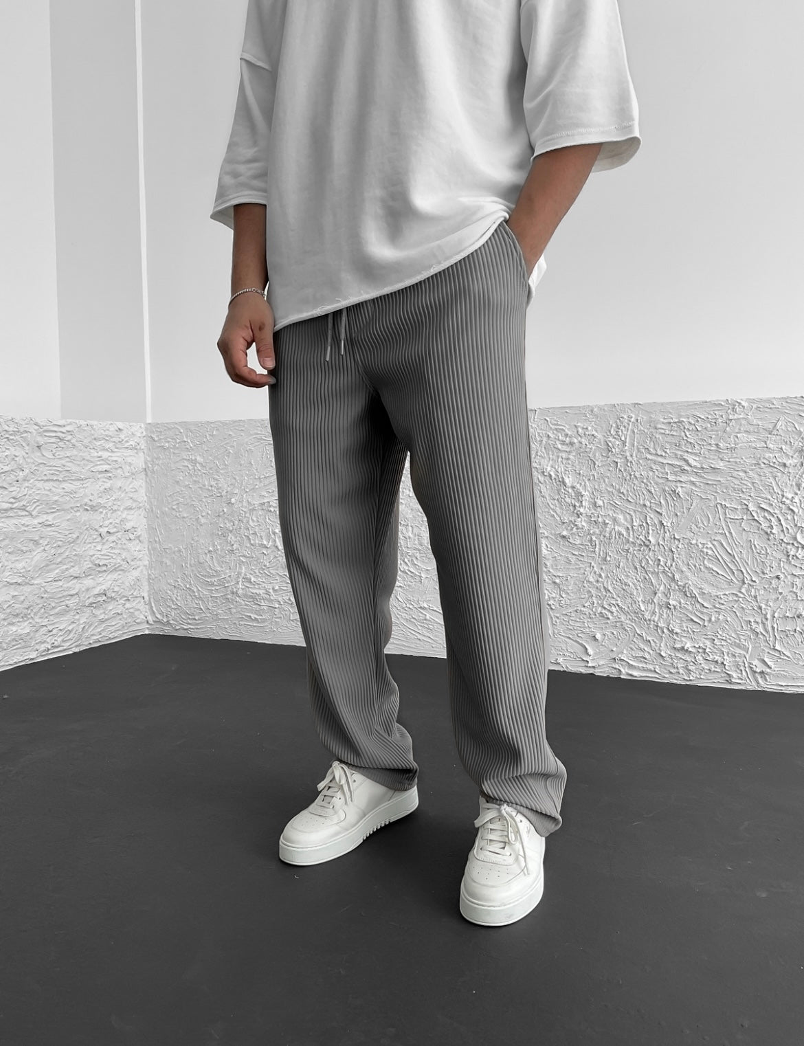 Christophe | Fashionable Wide-Leg Pants with Elastic Waistband
