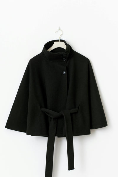 Clara | Elegant Women’s Jacket with High Neck & Belt